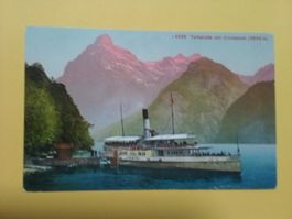 AK Schiff Uri Color bei der Tellsplatte