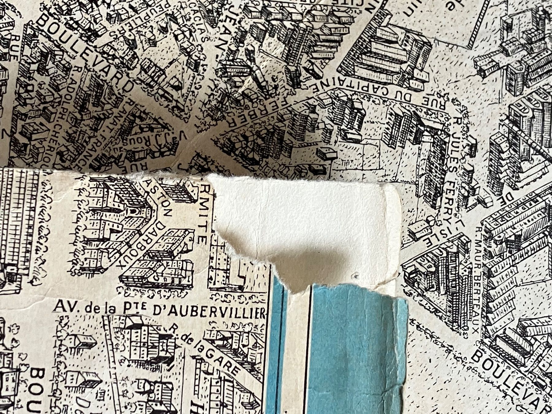 Cartine & Atlanti: Plan de Paris 1953 Stadtplan Zweiteilig – Nuovo e nell'imballaggio originale da Basel venduto da papageientulpe 5