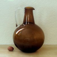 Pichet scandinave en verre soufflé, 3 litres, Suède 1960-70s