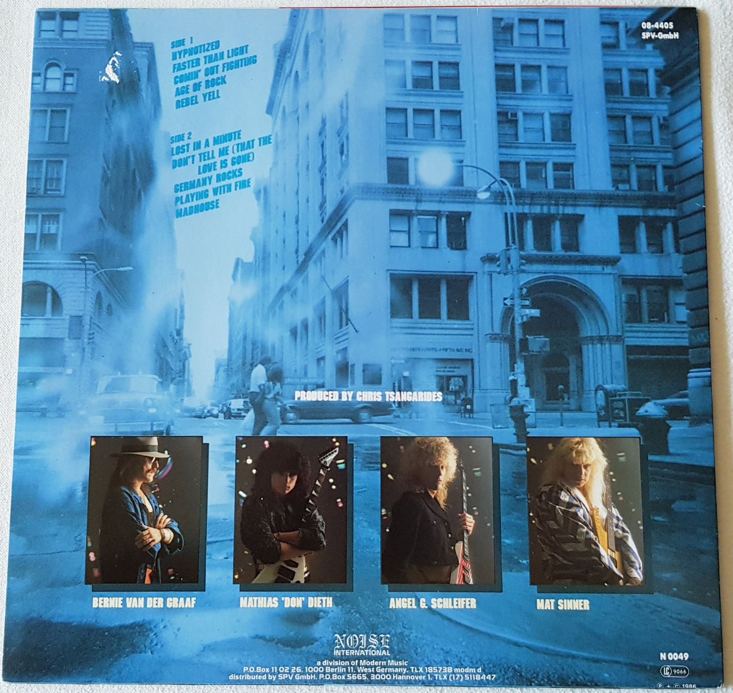 Dischi in vinile: Sinner – Comin' Out Fighting - LP - 1986 - First Press – Usato da Uster venduto da Zardodel 1
