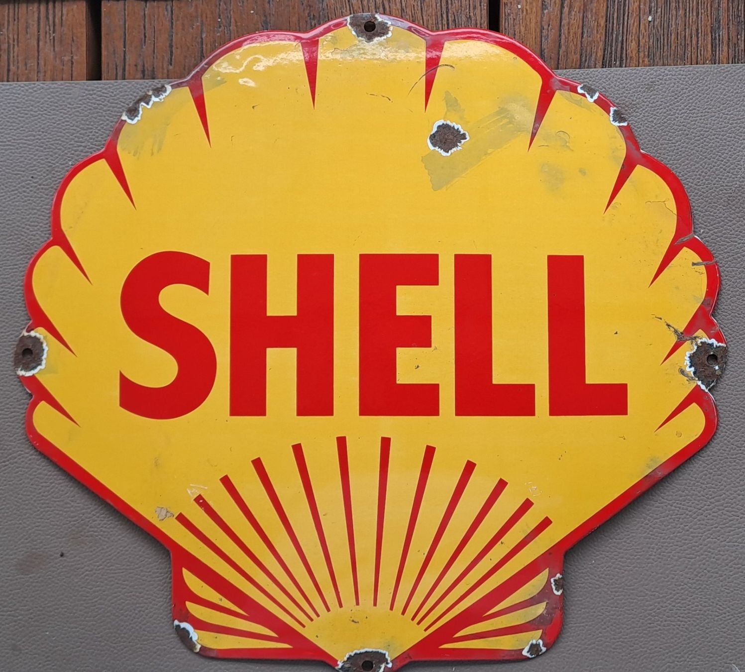 Shell Schilder: Emailschild – Gebraucht aus Wallisellen von chanel007
