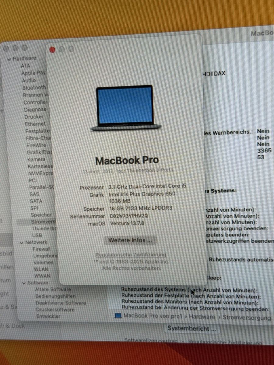 Apple Notebook: Apple MacBook Pro 13“, 2017 – Difettoso da Gersau venduto da Edotcom 7