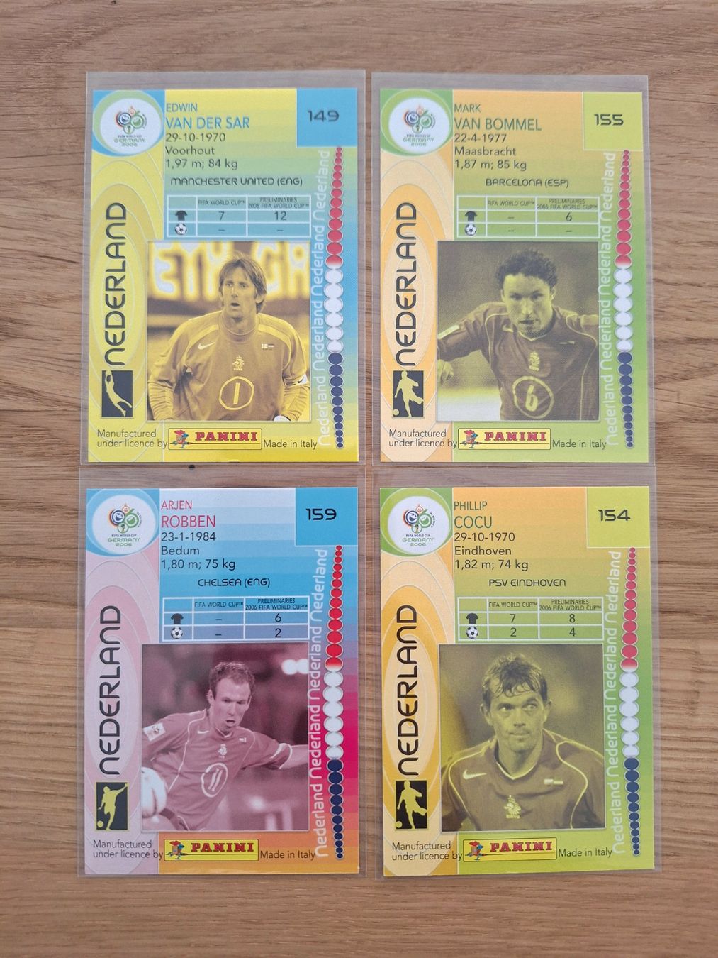 Panini Carte collezionabili: PANINI WORLD CUP 2006 TRADING CARDS NETHERLANDS – Usato da St. Gallen venduto da Matrix023 1