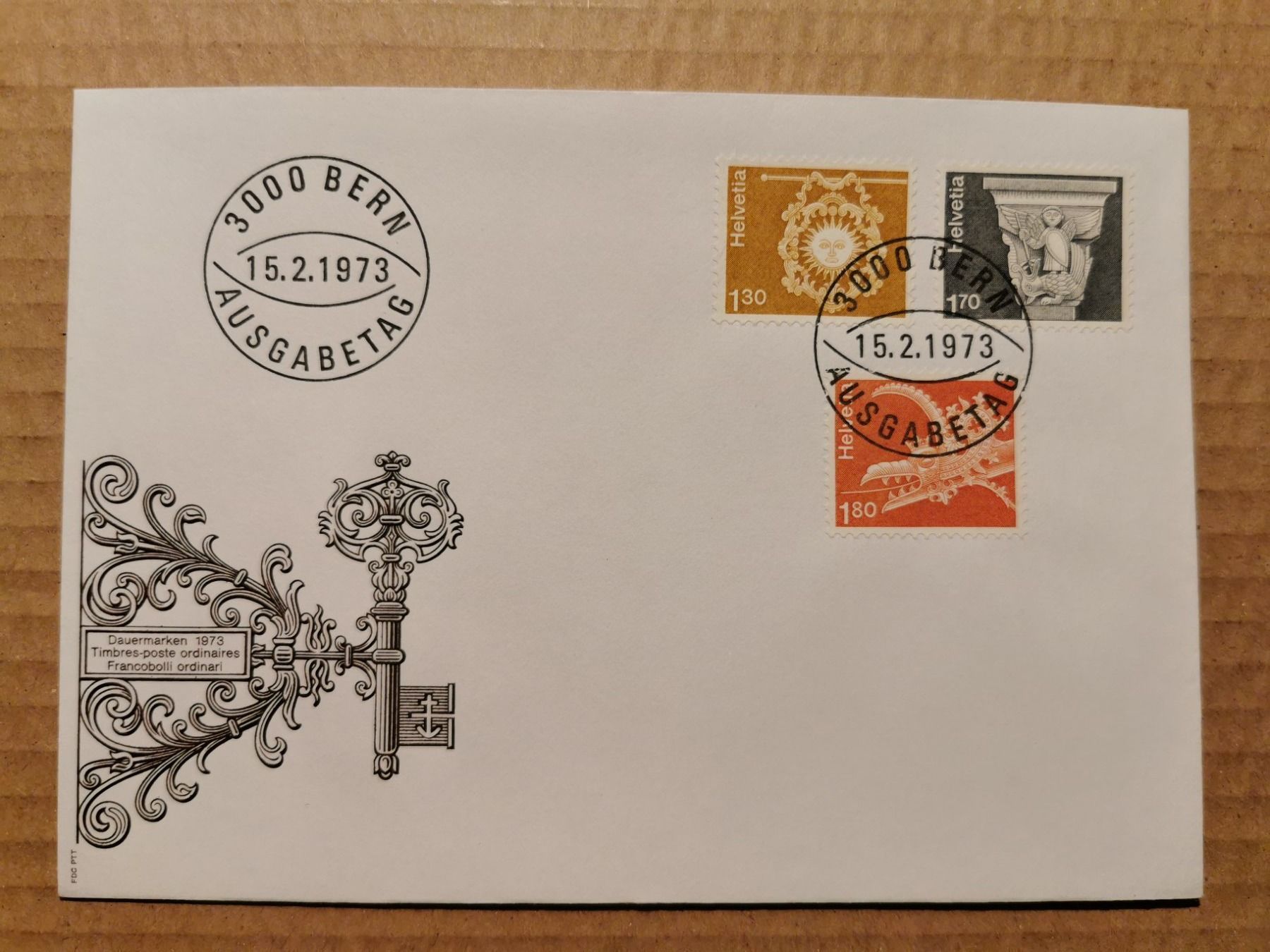 Tutti i francobolli: FDC Timbres-poste Ordinaires 1973 – Usato da Pailly venduto da jme99