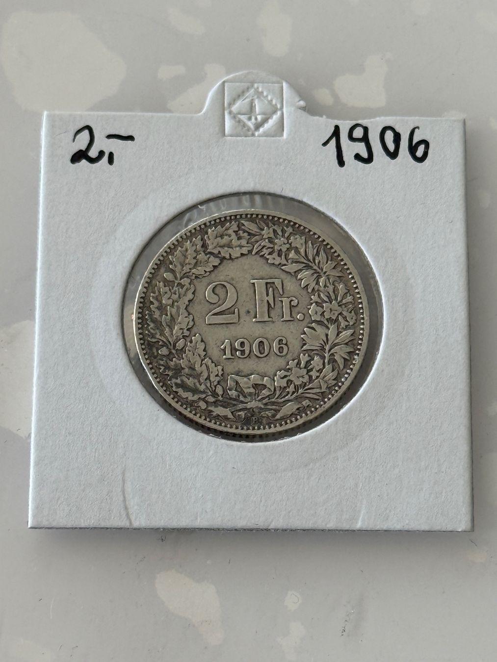 Tutti le monete: 2 Franken 1906  Rar – Usato da Wallisellen venduto da SWISS_SILVER1