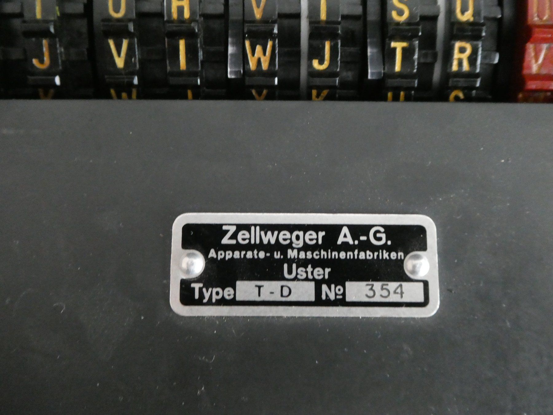 Taschenrechner: NEMA Schweizer Chiffrier- / Dechiffriermaschine – Gebraucht aus Alosen von  5