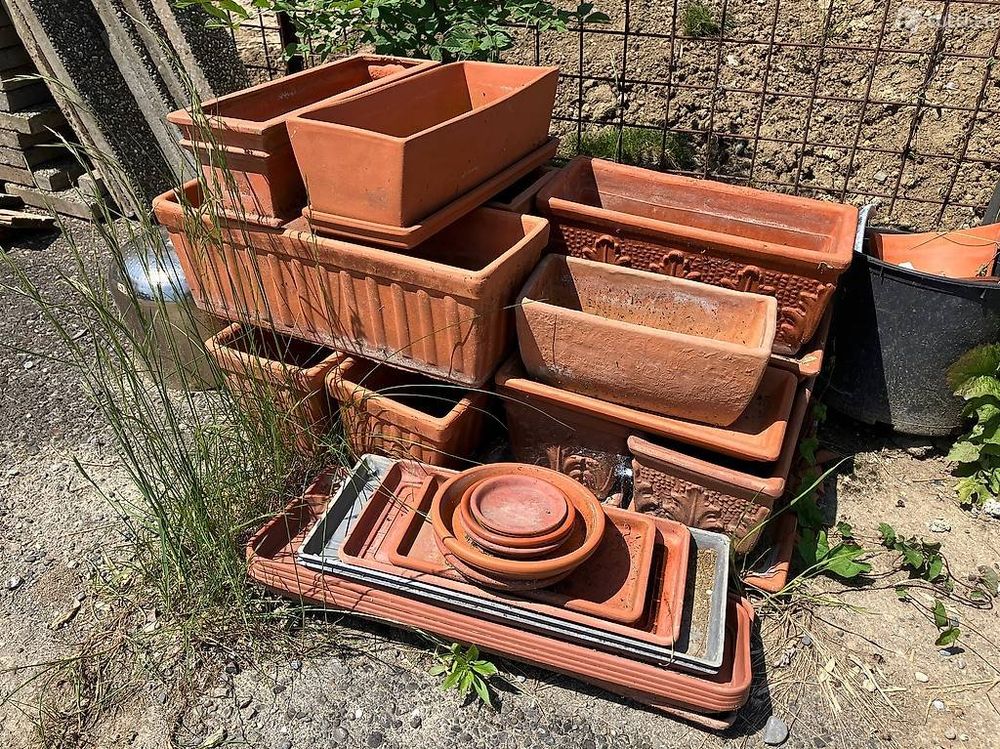 Diverse Tontöpfe, Blumenkisten, Untersetzer Kaufen auf Ricardo