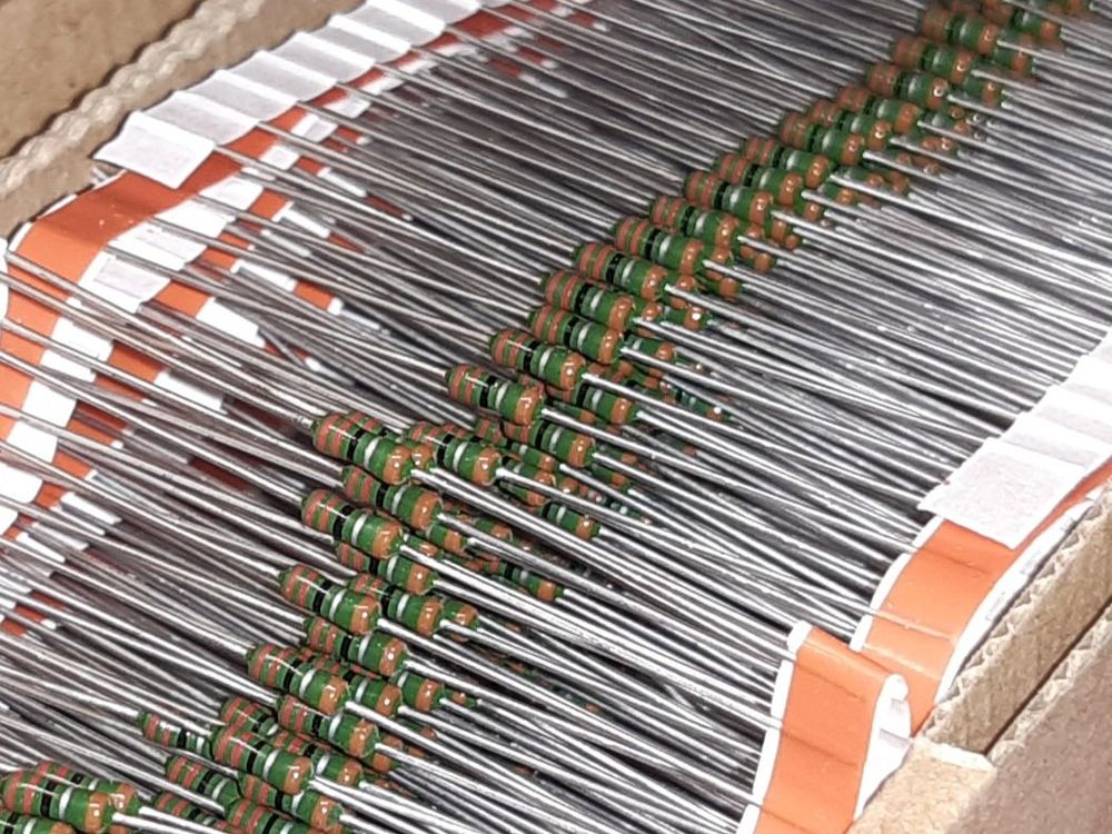 3W 0,1R Ohm zu 470K Ohm 1% Metallfilm Widerstand Widerstände 3 Watt 10/50 Stück