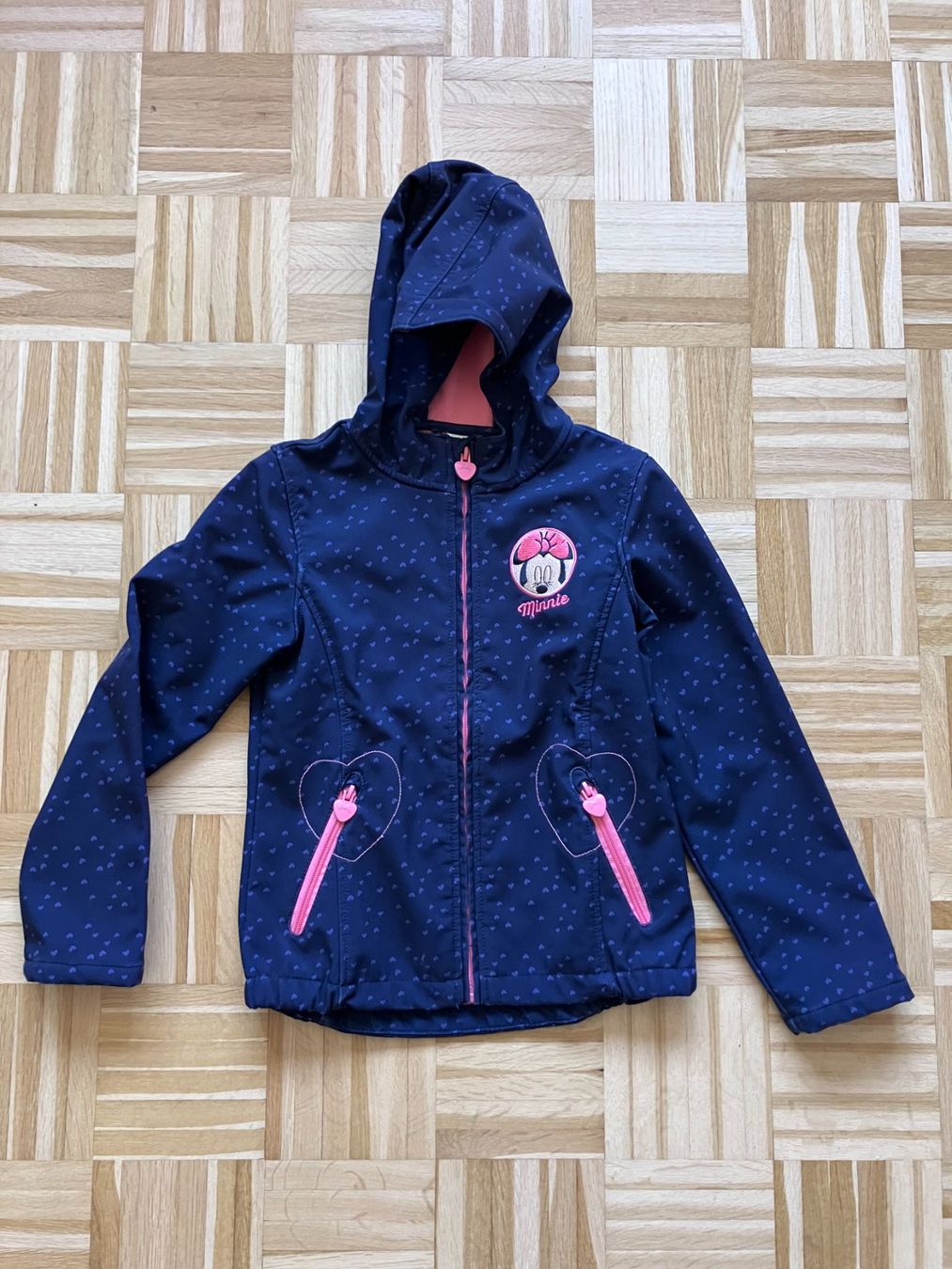 C&A Giacche & Cappotti: Softshelljacke Minnie blau-pink 134 – Usato da Brugg AG venduto da salo4me