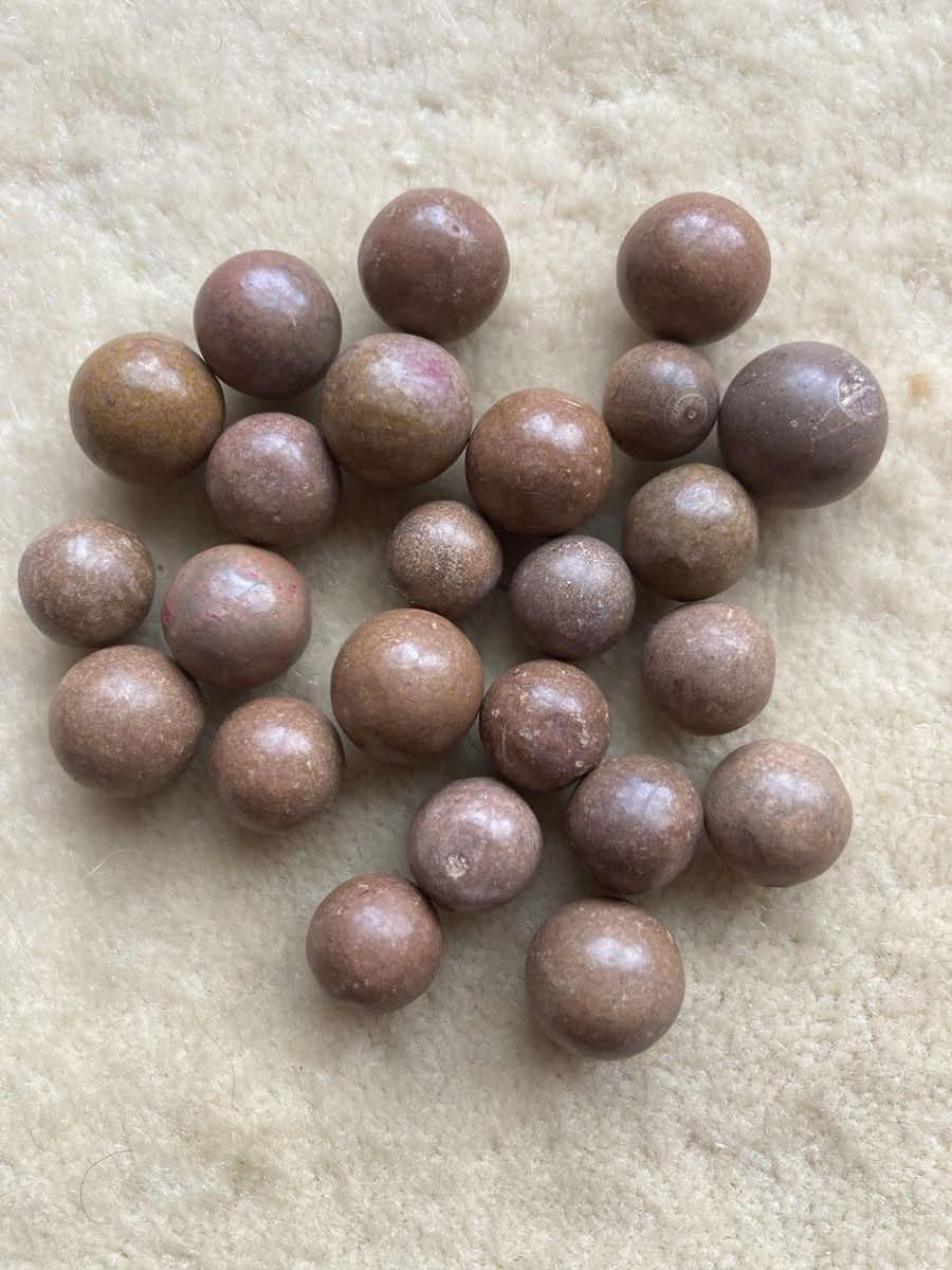 Murmeln: Vintage Murmeln aus Ton – Gebraucht aus Burgdorf von Jointler