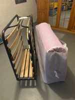 Klappbett Metall Lattenrost mit Matratze guter Zustand