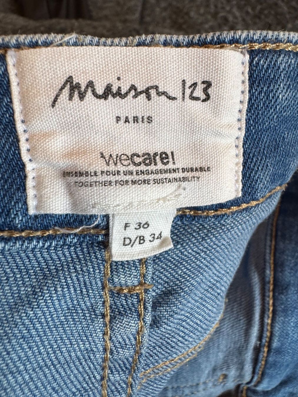 Jeans: Jean Maison 1,2.3 – Neuf (Voir description) à Blonay par Celuna 1