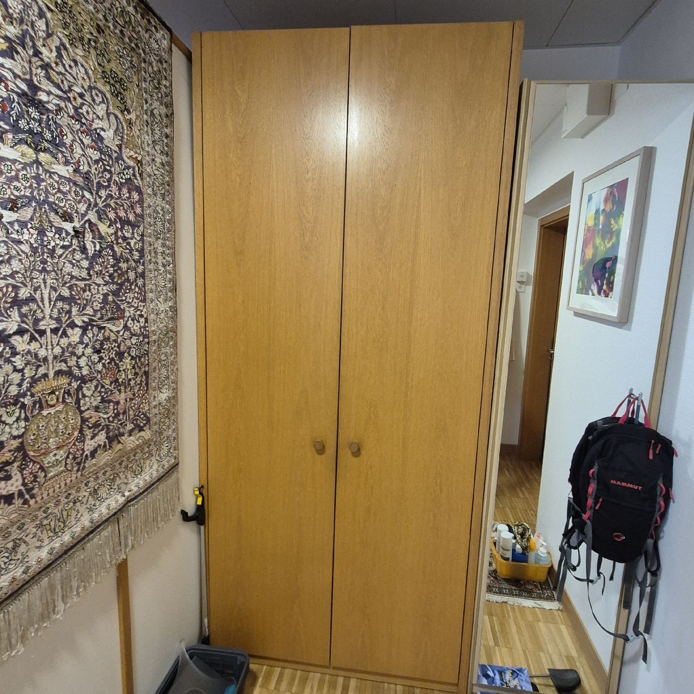 Armadi: Hochschrank 6-türig, Eiche. – Usato da Dübendorf venduto da sutev