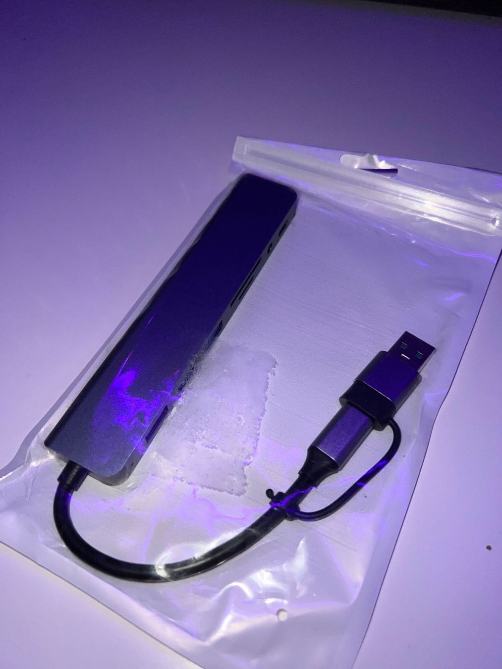 Docking station: USB 3.0 Typ C Adapter Docking Ststion USB 2.0 Port TF SD – Nuovo e nell'imballaggio originale da Dällikon venduto da spo-eletronics-ch 2