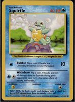 Squirtle Base Set 63/102 Pokemon EN