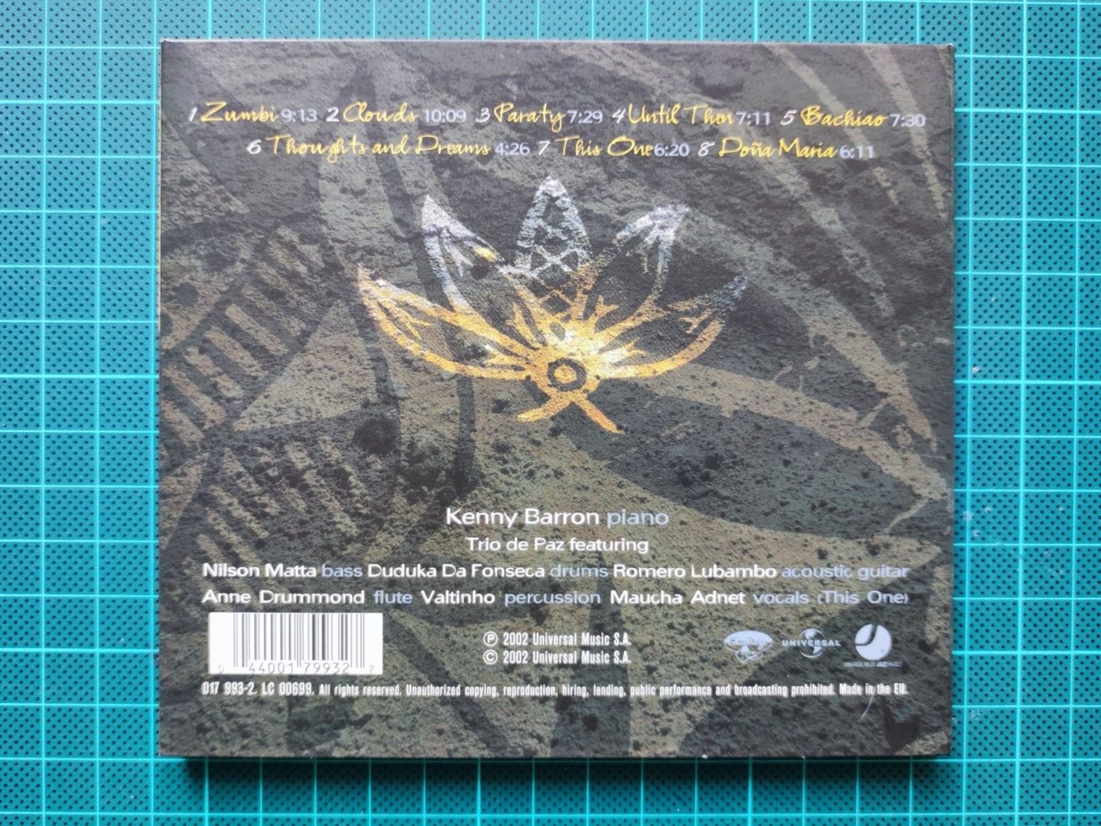 CD: Kenny Barron - Canta Brasil (CD) – Usato da Zürich venduto da Max_Lindenbaum 3