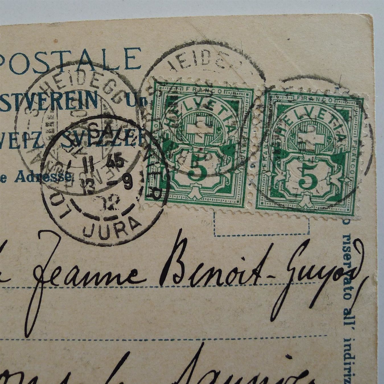 Cartoline postali: Postkarte Wengernalp Scheidegg BE – Usato da Ebikon venduto da SilvioFreund 3