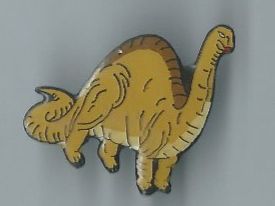 Placchette & Badge: Dino / Pin - Süsser Brontosaurus – Usato da Zürich venduto da t24_de