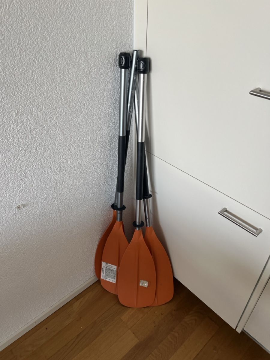 Decathlon Bateaux pneumatiques & canoës: 2x Paddel orange Aluminium klappbar – D'occasion à Oensingen par Chris_Odi