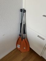 2x Paddel orange Aluminium klappbar