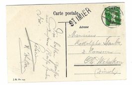 Stabstempel St. Imier 1910 hu