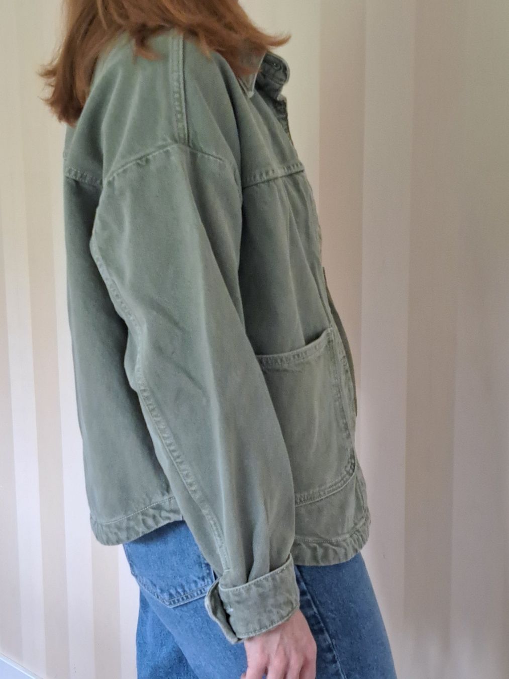 Zara Giacche: Oversize Jeansjacke von Zara – Usato da Gutenburg venduto da Ras81 5