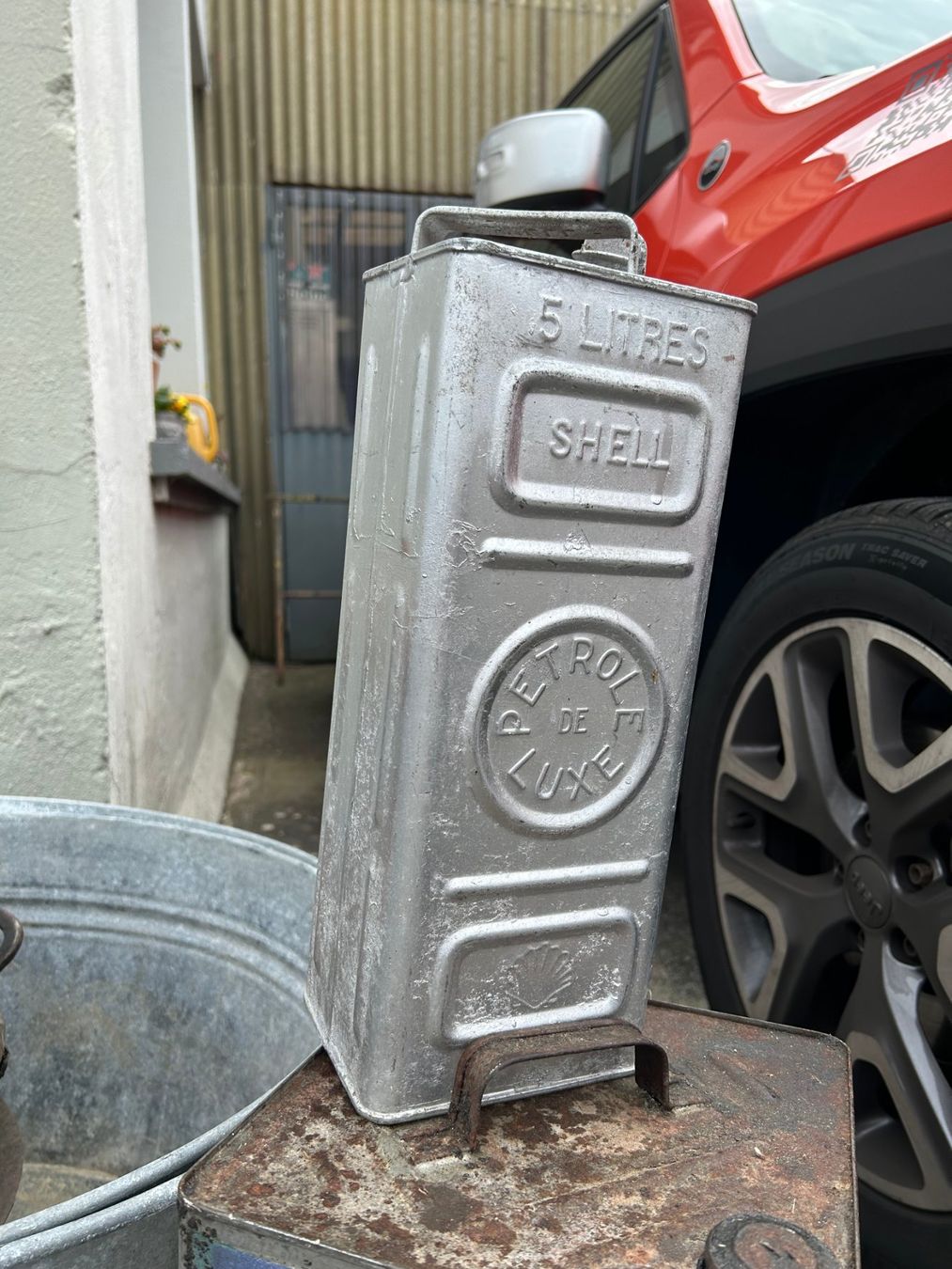 Taniche per benzina: Alter SHELL Petrol De Luxe Kanister 5l – Usato da Sugiez venduto da brockicenter 3