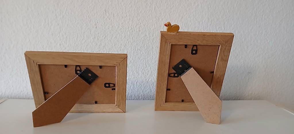 Cornici: Bilderrahmen Set Holztiere Ente Eisbär – Usato da Greifensee venduto da Foxglove 1