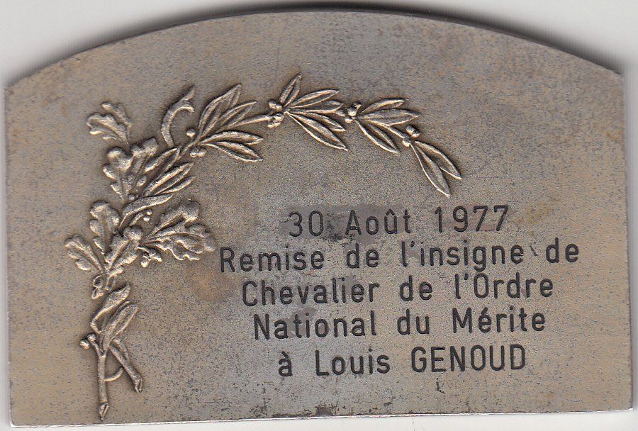 Medaillen: Frankreich - alte Plakette – Gebraucht aus Gossau SG von Gallus00 1