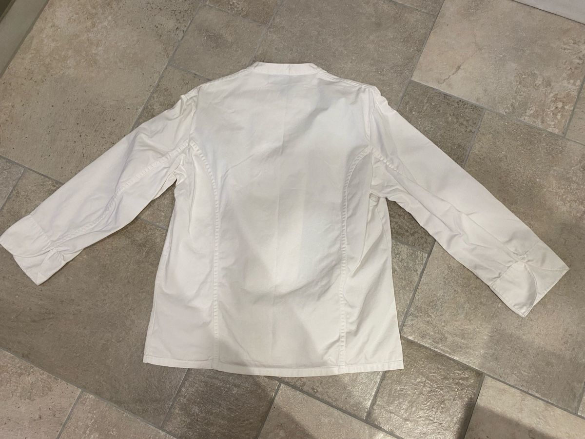 Giacche: Kochjacke Gr. 56 - weiss - bestickt "Hubertus-Chuchi"  – Usato da Olten venduto da Asta73 4