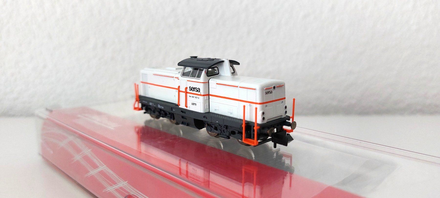 Fleischmann Modellini di ferrovie: Fleischmann Diesellok " SERSA LOTTI " 721212  TOP AKTION – Nuovo e nell'imballaggio originale da Biberist venduto da Ntrains 6