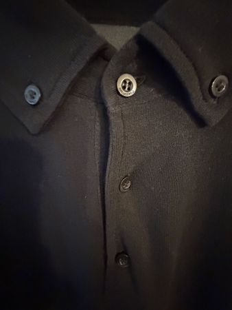 Polo KARL LAGERFELD nero uomo taglia L 2024 perfetto