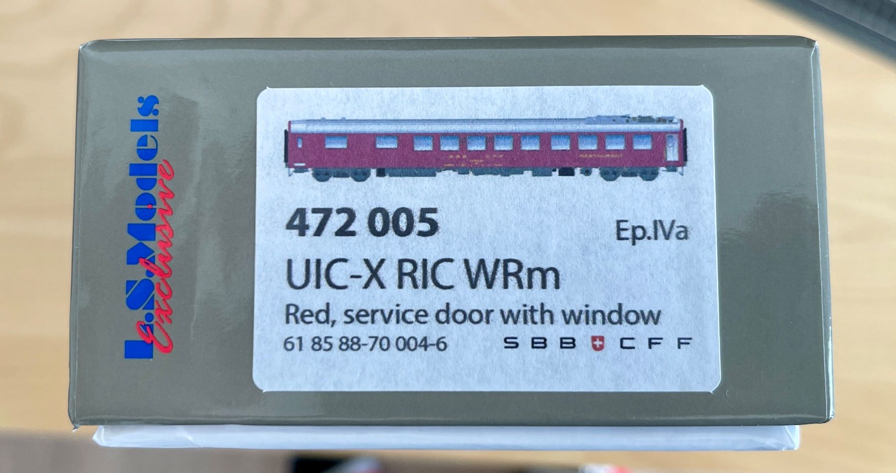 LS Models Modellini di ferrovie: LS Models 472005 SBB Speisewagen – Usato da Affoltern am Albis venduto da awch101 1