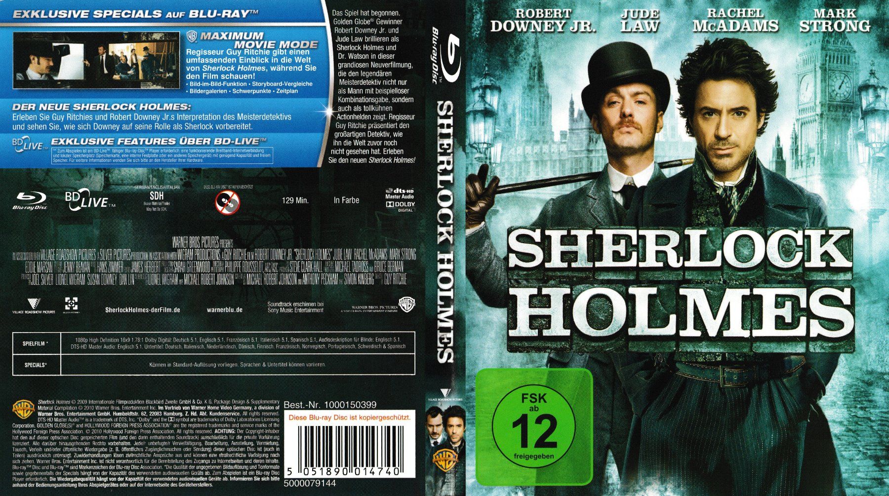 Tutti i DVDs: Blu-Ray - Sherlock Holmes – Usato da Langnau am Albis venduto da MediaRescuerKeLoX