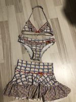 Süsser Mädchen Bikini mit Rock Gr. 8 Jahre