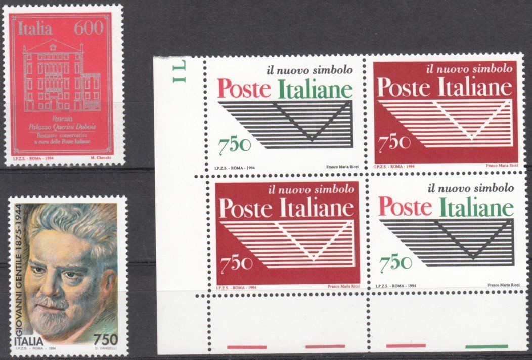 Alle Briefmarken: Italien 1994 postfrisch – Gebraucht aus Bürglen TG von StampGraf 4