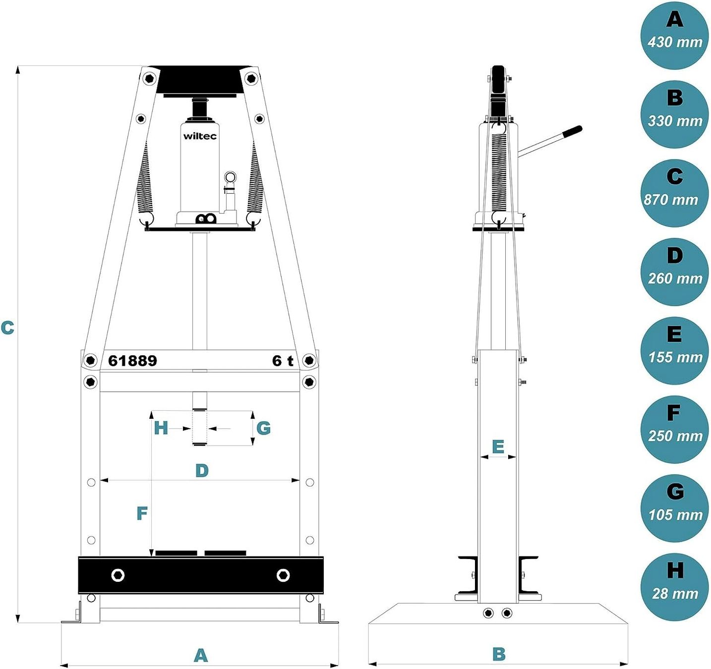 Tous les outils: XPOtool 6T A-Rahmenpresse – Neuf avec emballage d'origine à Bottighofen par zaap 4