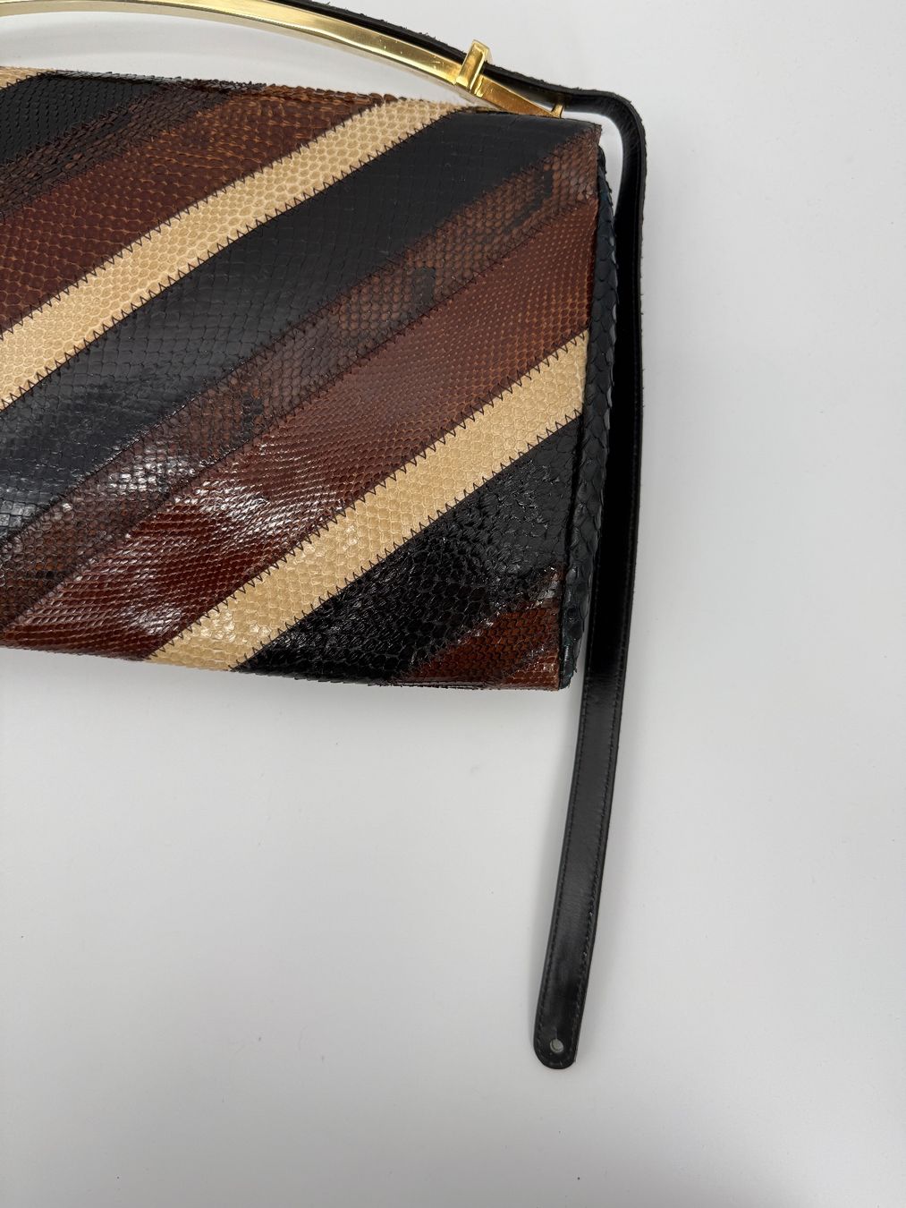 Borse da donna: Vintage Leder Handtasche – Difettoso da Auenstein venduto da moin. 2
