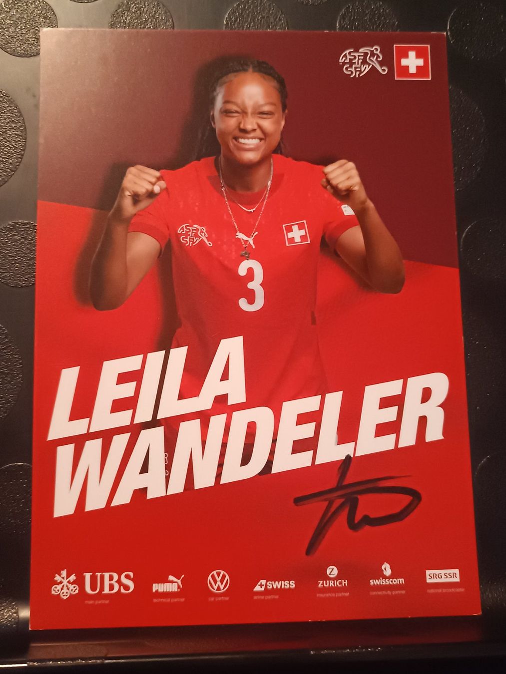 Autografi: Leila Wandeler - handsignierte SFV Karte – Usato da Menziken venduto da Artographs