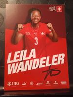 Leila Wandeler - handsignierte SFV Karte