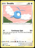Pokémon Swablu 142/195   EN SWSH12 Silver Tempest