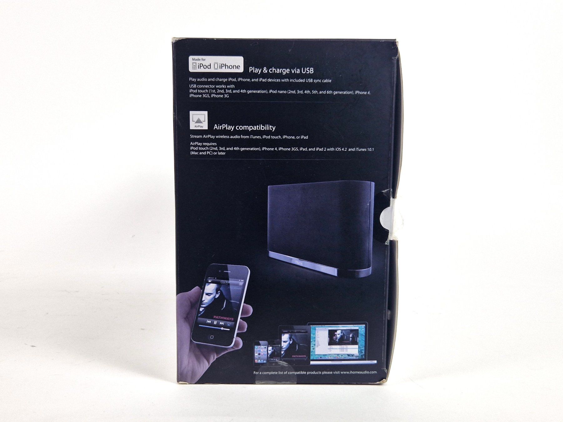Casse acustiche: iHome iW1 AirPlay Wireless Audio System – Nuovo (secondo la descrizione) da Basel venduto da Restwert_Basel 8