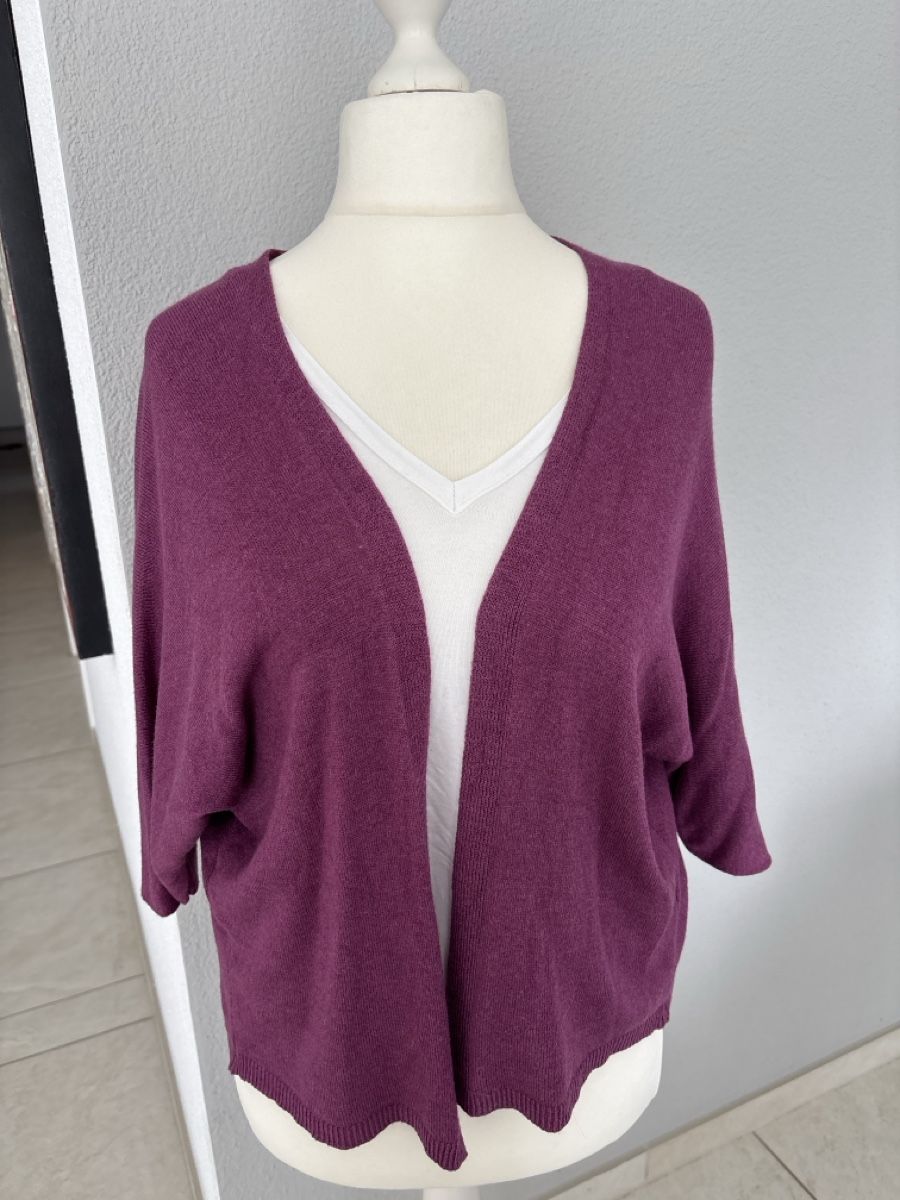 Jacken: Cardigan, warmer pflaumeton, Gr. M – Neu (gemäss Beschreibung) aus Rothenburg von Momo1302 1