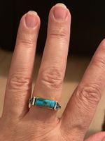 Jolie bague vintage 59 pierre turquoise comme neuve
