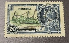 Nigeria 1935 alte briefmarke