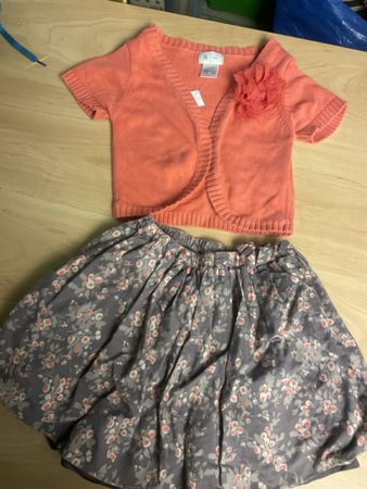 La Redoute/vertbaudet Mädchen Set, Rock mit Jäckli, Gr.102
