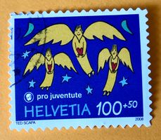 Nr.J 392A GESTEMPELT 2008 Freundschaft beflügelt  