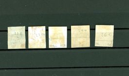 Strubeli 5 tolle Stücke  23A, 23 Cb, 25B, 24A, 26C (C267)