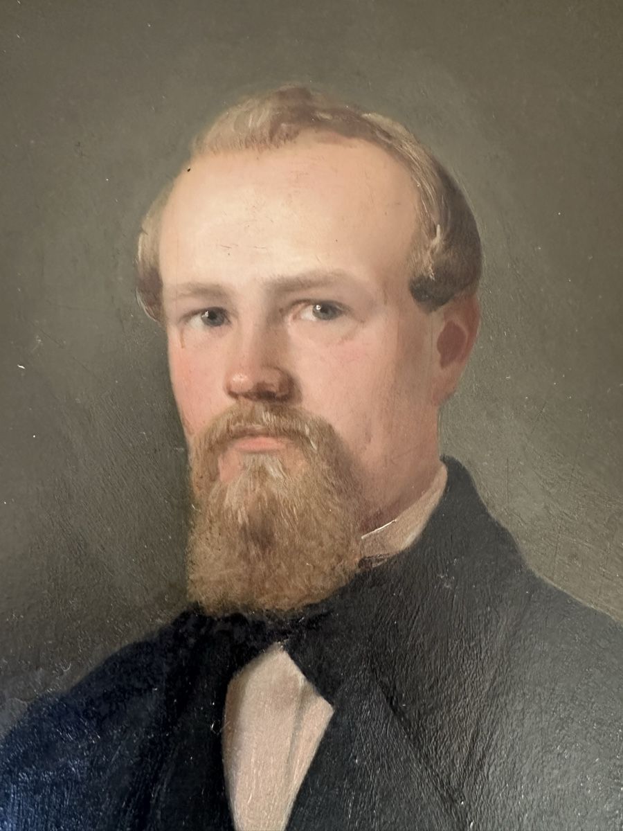 Dipinti: altes Ölgemälde / Portrait eines Mannes – Usato da Winterthur venduto da Bb69 2
