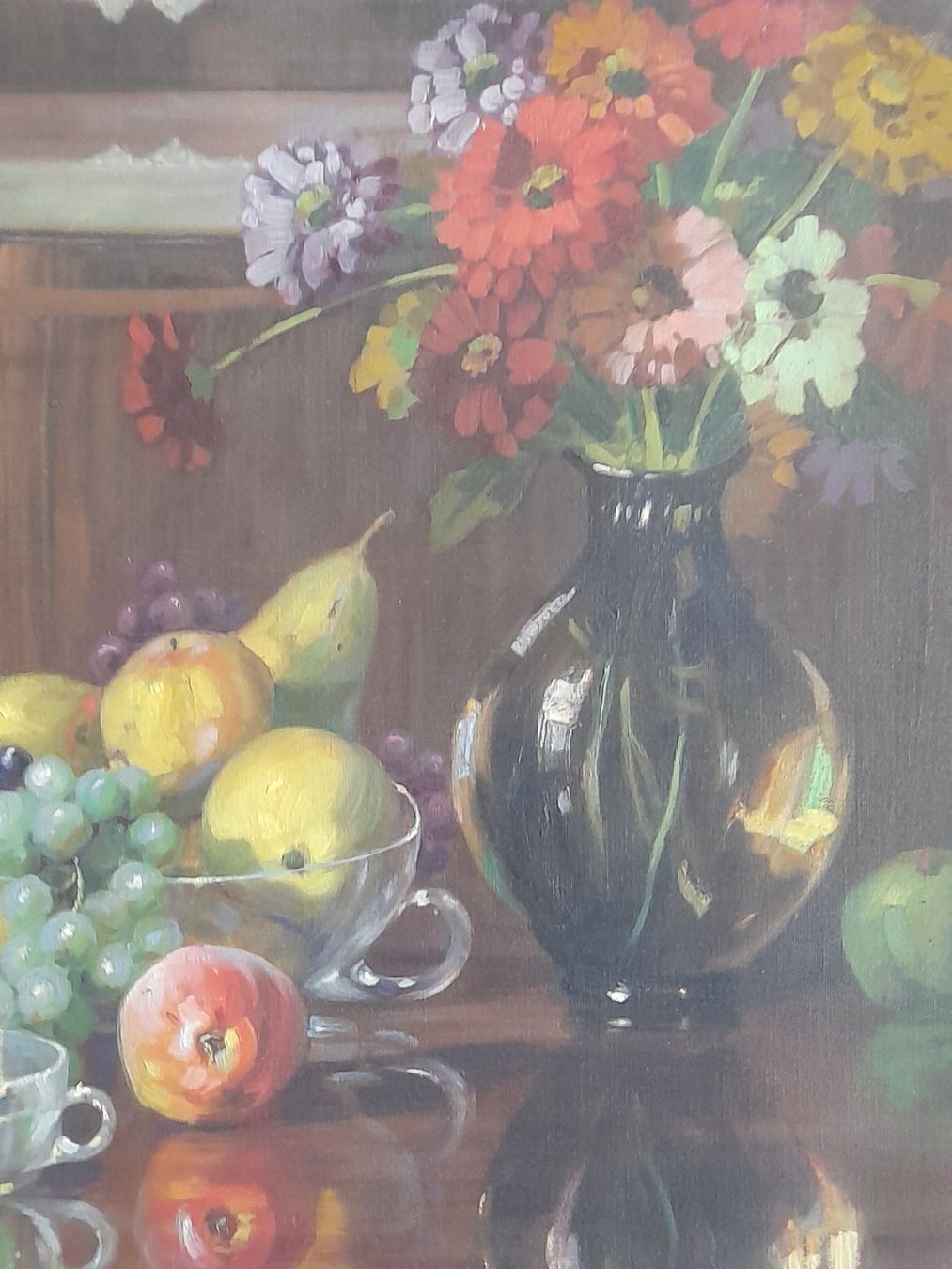 Dipinti: Walter Bollier   Blumen/Früchte-Stillleben – Usato da Thun venduto da Treff.....e 6